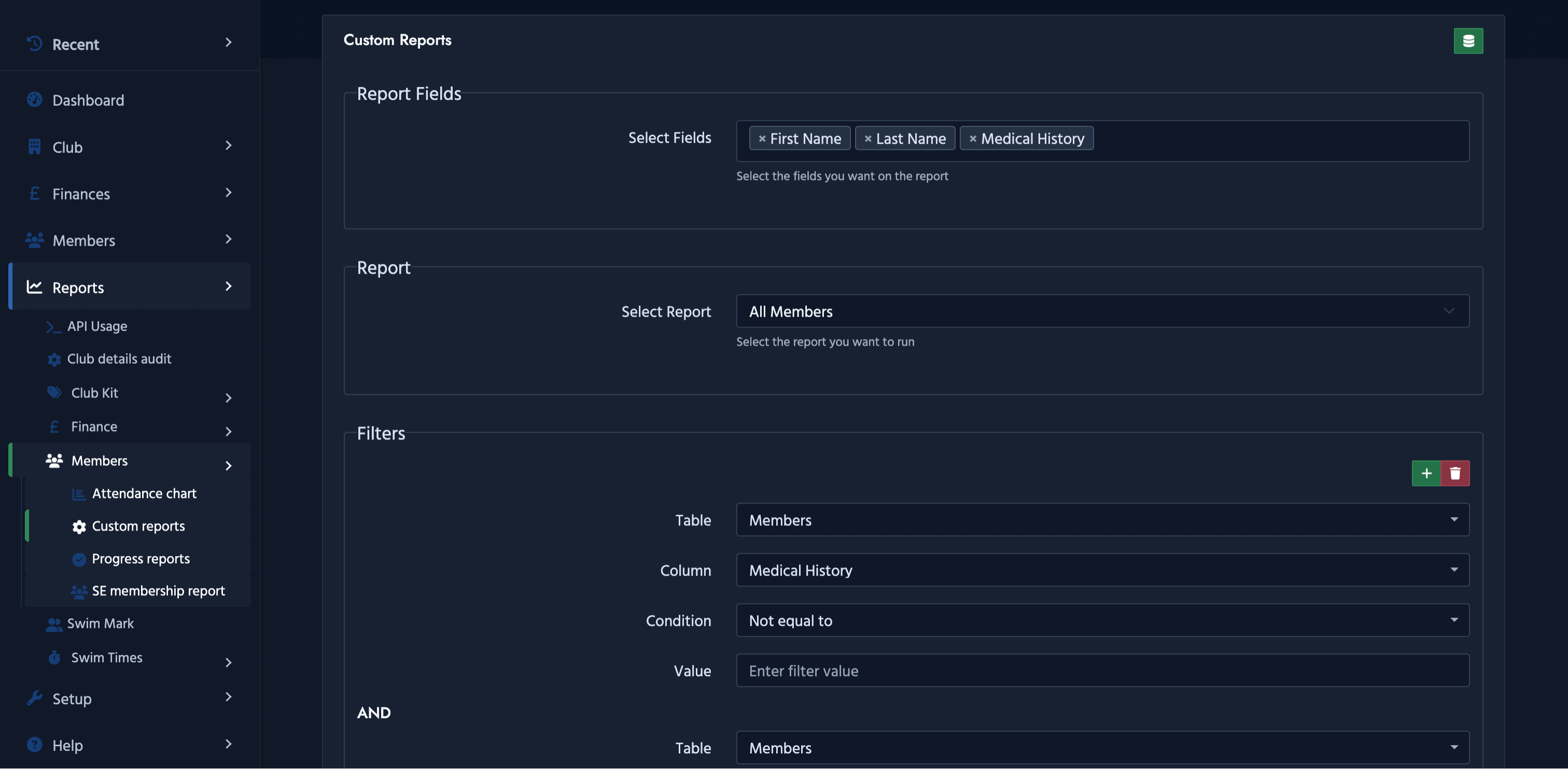 build your own reports