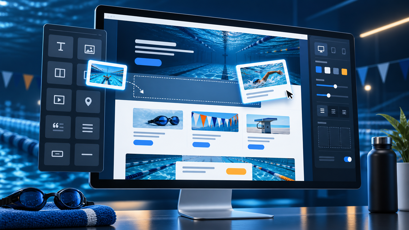 Introducing the new SwimClub Manager website block editor